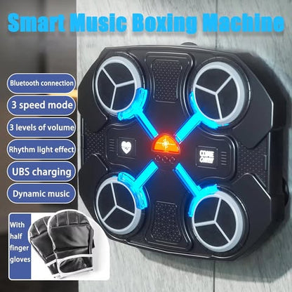 Abhsant Smart Music Boxing Machine | Light Effects | Fitness Into One Engaging Activity