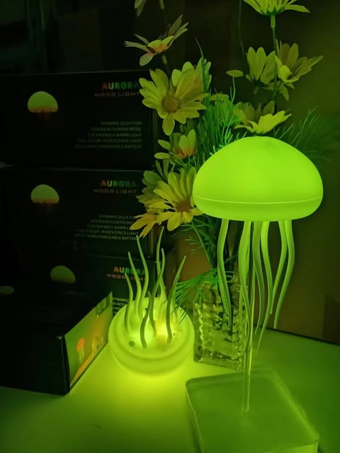 LED Cute Jellyfish Night Light – Color Changing, Soothing Glow for Relaxation and Sleep