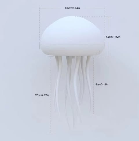 LED Cute Jellyfish Night Light – Color Changing, Soothing Glow for Relaxation and Sleep